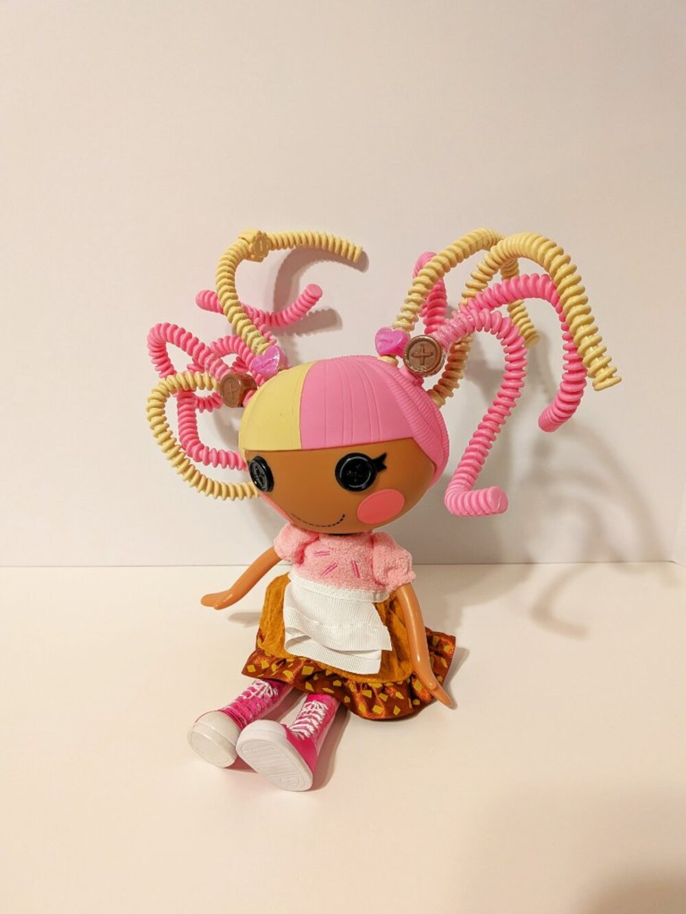 Lalaloopsy Silly Hair Doll Scoops Waffle Cone Doll 12" Full Size Toy Ice Cream